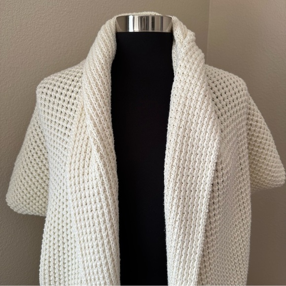 Lucky Brand Cream Open-Front Sweater - Picture 2 of 9